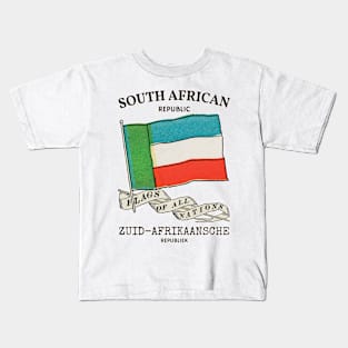 Antique South African Republic Country Flag Kids T-Shirt